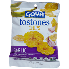 GOYA: Chips Tostones Garlic, 2 oz