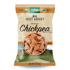 JUST ABOUT FOODS: Chip Tortilla Chkp Bkd, 7 oz