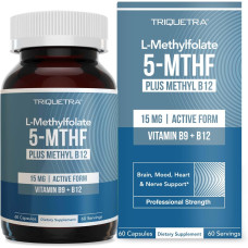 TRIQUETRA HEALTH: L Methylfolate 5 MTHF, 60 cp TRIQUETRA HEALTH: L Methylfolate 5 MTHF, 60 cp