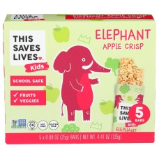 THIS SAVES LIVES: Elephant Apple Crisp Bar, 4.41 oz