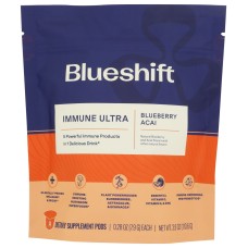 BLUESHIFT NUTRITION: Immune Ultra Blueberry Acai 14Ct, 3.9 oz
