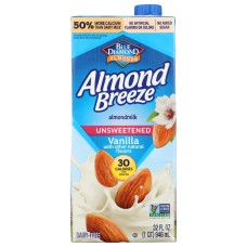 BLUE DIAMOND: Unsweetened Vanilla Almondmilk, 32 fo
