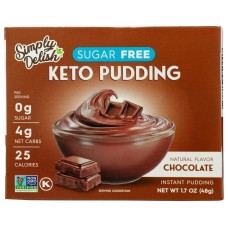 SIMPLY DELISH: Chocolate Pudding, 1.7 oz
