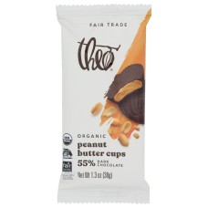 THEO CHOCOLATE: Dark Chocolate Peanut Butter Cups, 1.3 oz