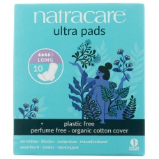 NATRACARE: Ultra Long Period Pads, 10 pc