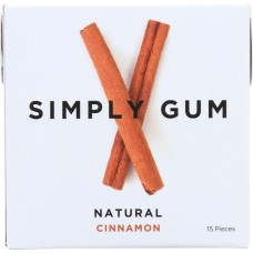 SIMPLY: Cinnamon Gum, 15 pc