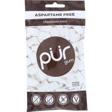 PUR: Chocolate Mint Gum 55Pc, 2.72 oz