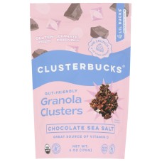 LIL BUCKS: Chocolate Sea Salt Clusterbucks, 6 oz