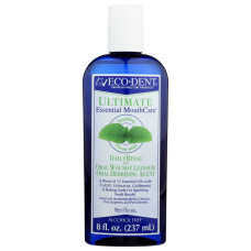 ECO DENT: Premium Oral Care Mouthwash Daily Rinse Sparkling Clean Mint, 8 oz