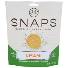 34 DEGREES: Umami Snaps, 3.2 oz