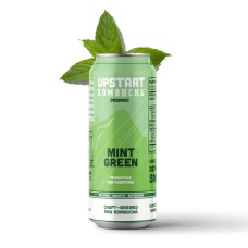 UPSTART KOMBUCHA: Mint Green Kombucha, 12 oz