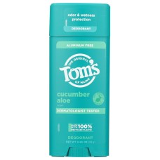 TOMS OF MAINE: Cucumber Aloe Deodorant Stick, 3.25 oz