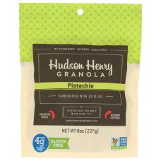HUDSON HENRY GRANOLA: Pistachio Granola, 8 oz