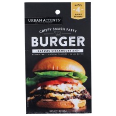 URBAN ACCENTS: Steakhouse Style Crispy Smash Burger, 1 oz