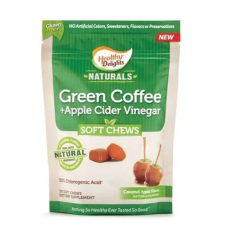 HEALTHY DELIGHTS: Green Coffee Plus Apple Cider Vinegar Chews, 30 ea
