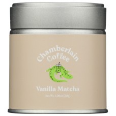 CHAMBERLAIN COFFEE: Vanilla Matcha Green Tea Powder, 1.06 oz