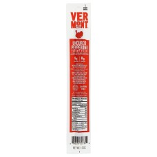 VERMONT SMOKE: Uncured Turkey Pepperoni Sticks, 1 oz