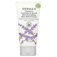 DERMA E: Vitamin E Lavender and Neroli Skin Smoothing Shea Hand Cream, 2 oz