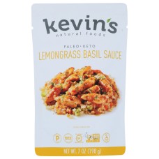 KEVINS NATURAL FOODS: Lemongrass Basil Sauce, 7 oz
