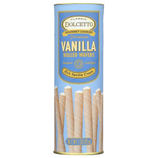 DOLCETTO: Wafer Rolls Vanilla, 3 oz