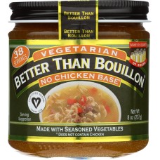 BETTER THAN BOUILLON: Vegetarian No Chicken Base, 8 oz