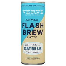 VERVE COFFEE ROASTERS: Flash Brew Oatmilk Latte Original, 8 fo