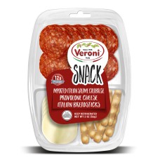 VERONI: Salame Calabrese Provolone Cheese And Italian Breadsticks, 2 oz