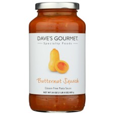DAVES GOURMET: Butternut Squash Pasta Sauce, 24 oz