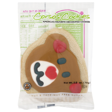 CORSOS COOKIES: Valentine Bear Decorated Cookie, 2.5 oz