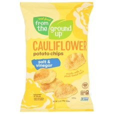 FROM THE GROUND UP: Salt and Vinegar Cauliflower Potato Chips, 3.5 oz