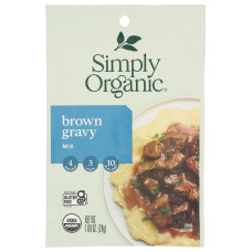 SIMPLY ORGANIC: Brown Gravy Seasoning Mix, 1 oz