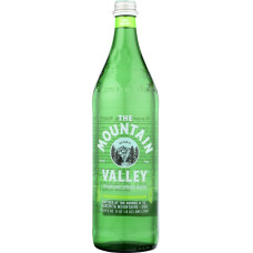 MOUNTAIN VALLEY: Sparkling Key Lime Twist In Glass, 1 lt