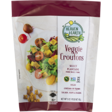 HEAVEN AND EARTH: Veggie Croutons, 5 oz