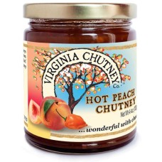 VIRGINIA CHUTNEY CO: Hot Peach Chutney, 4.4 oz