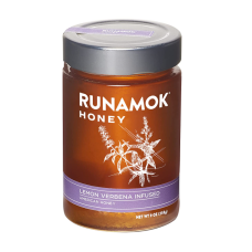 RUNAMOK MAPLE: Lemon Verbena Infused Honey, 9 oz