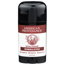 AMERICAN PROVENANCE: Bourbon and Vetiver Deodorant, 2.65 oz