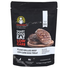 VISIONARY PET FOODS: Flame Grilled Beef Dog Treats, 7 oz