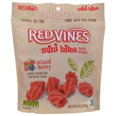 RED VINES: Mini Bites Made Simple Mixed Berry Bag, 8 oz