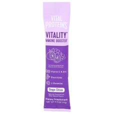 VITAL PROTEINS: Vitality Immune Booster Grape Citrus, 14 gm