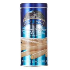 ROYAL DANSK: Luxury Wafers with Vanilla Creme Filling, 3.5 oz