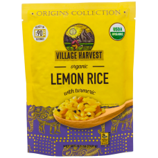 VILLAGE HARVEST: Rice Lemon RTE, 8.5 oz