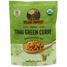 VILLAGE HARVEST: Curry RTE Thai Green Organic, 8.5 oz