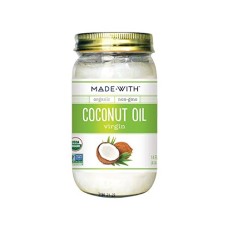 MADE WITH: Oil Coconut Virgin Org, 14 fo