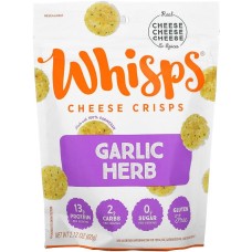 WHISPS: Garlic Herb Cheese Crisps, 2.12 oz