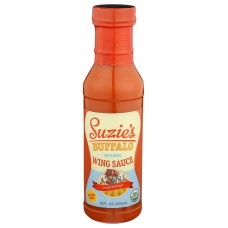SUZIE'S: Organic Buffalo Wing Sauce, 12 fo