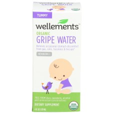 WELLEMENTS: Organic Gripe Water, 4 oz