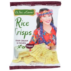 WAI LANA: Rice Crisps Sour Cream Chives, 2.65 oz