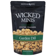 WICKED MIX: Garden Dill Seasoned Oyster Crackers, 6 oz