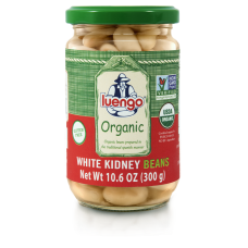 LUENGO: White Kidney Organic Beans, 10.6 oz