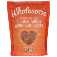 WHOLESOME: Sucanat Panela Whole Cane Sugar, 32 oz